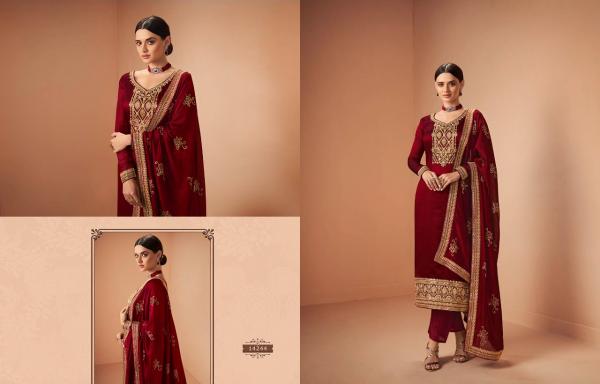 Zisa Firdosh Designer Silk Embroidered Suit Collection